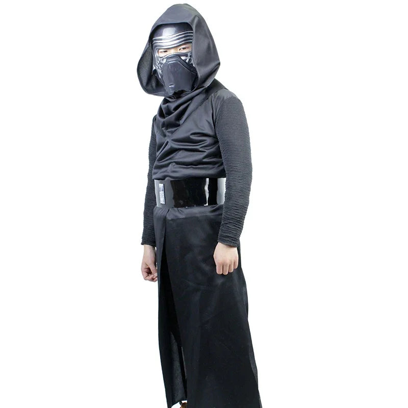 2025halloweenRopa de Cosplay clásica Kylo Ren de lujo para niños de 4 a 10 años disfraz de película de Halloween conjunto