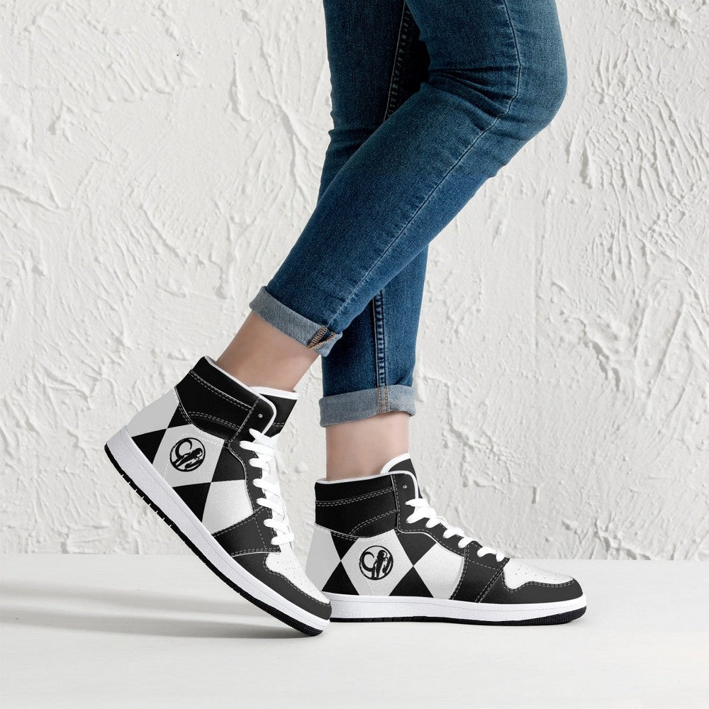 Power Rangers Black JD1 High Top Shoes