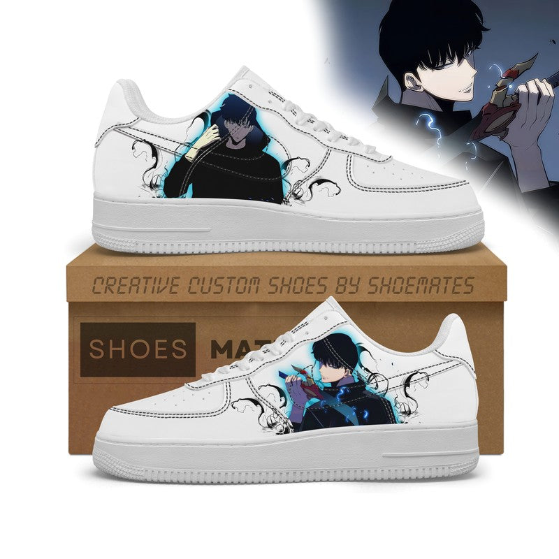 Sung Jin Woo Hunter Solo Leveling Low Top Shoes