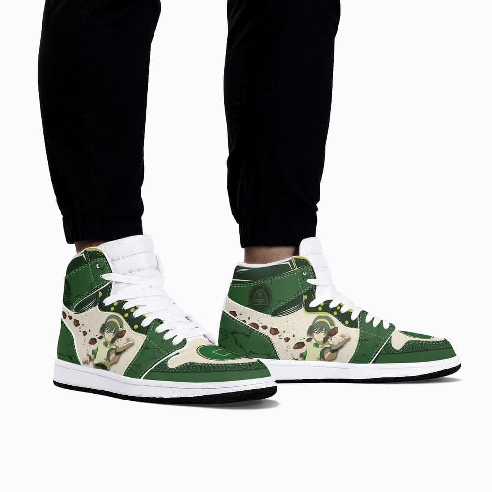 Toph Beifong Air Jordan 1 High Top Shoes