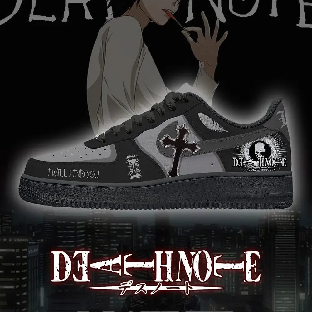 L Lawliet V.2 Death Note Limited Low Top Shoes