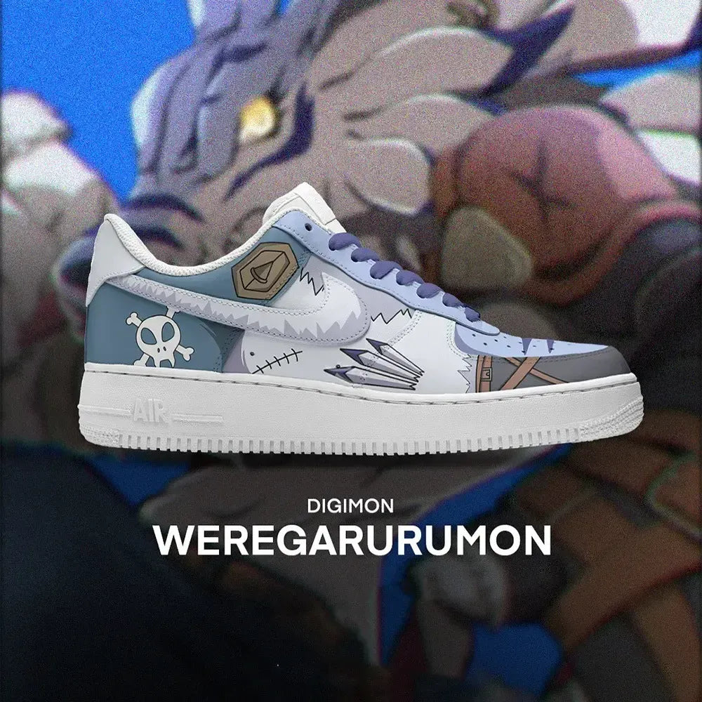 Weregarurumon Digimon Low Top Shoes