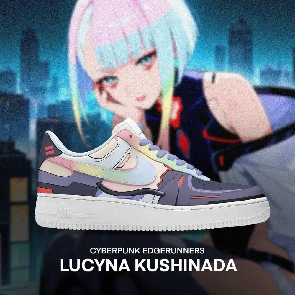Lucyna Kushinada Cyberpunk Edgerunners Low Top Shoes