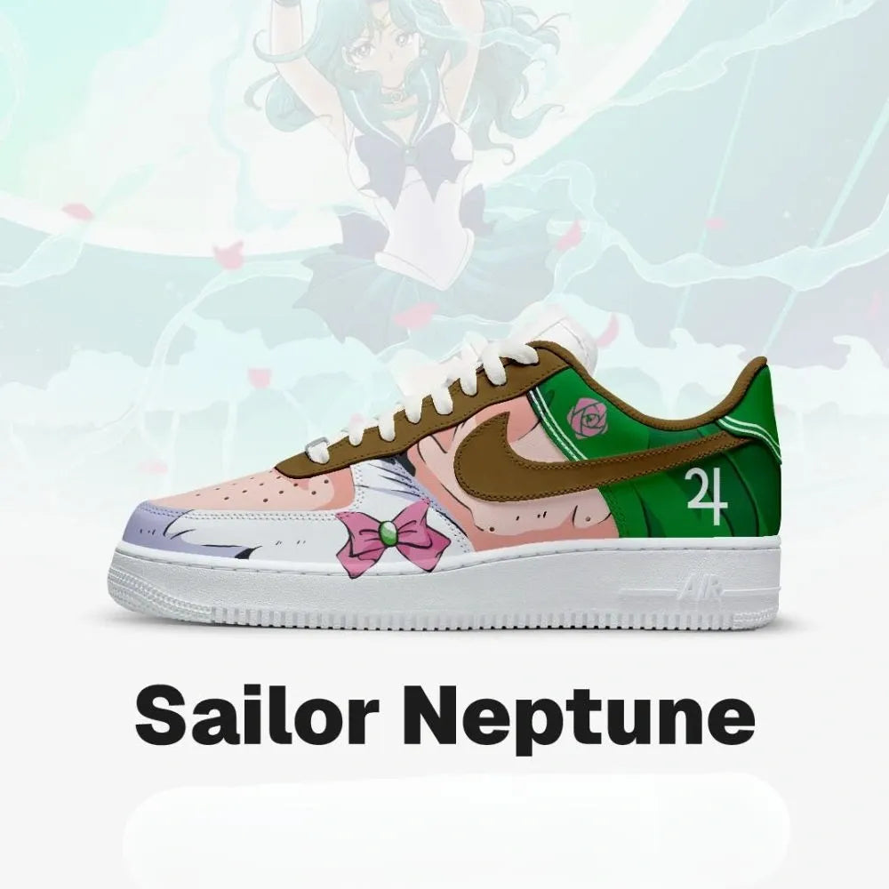 Sailor Neptune No.2 Sailor Moon Special Low Top Shoes
