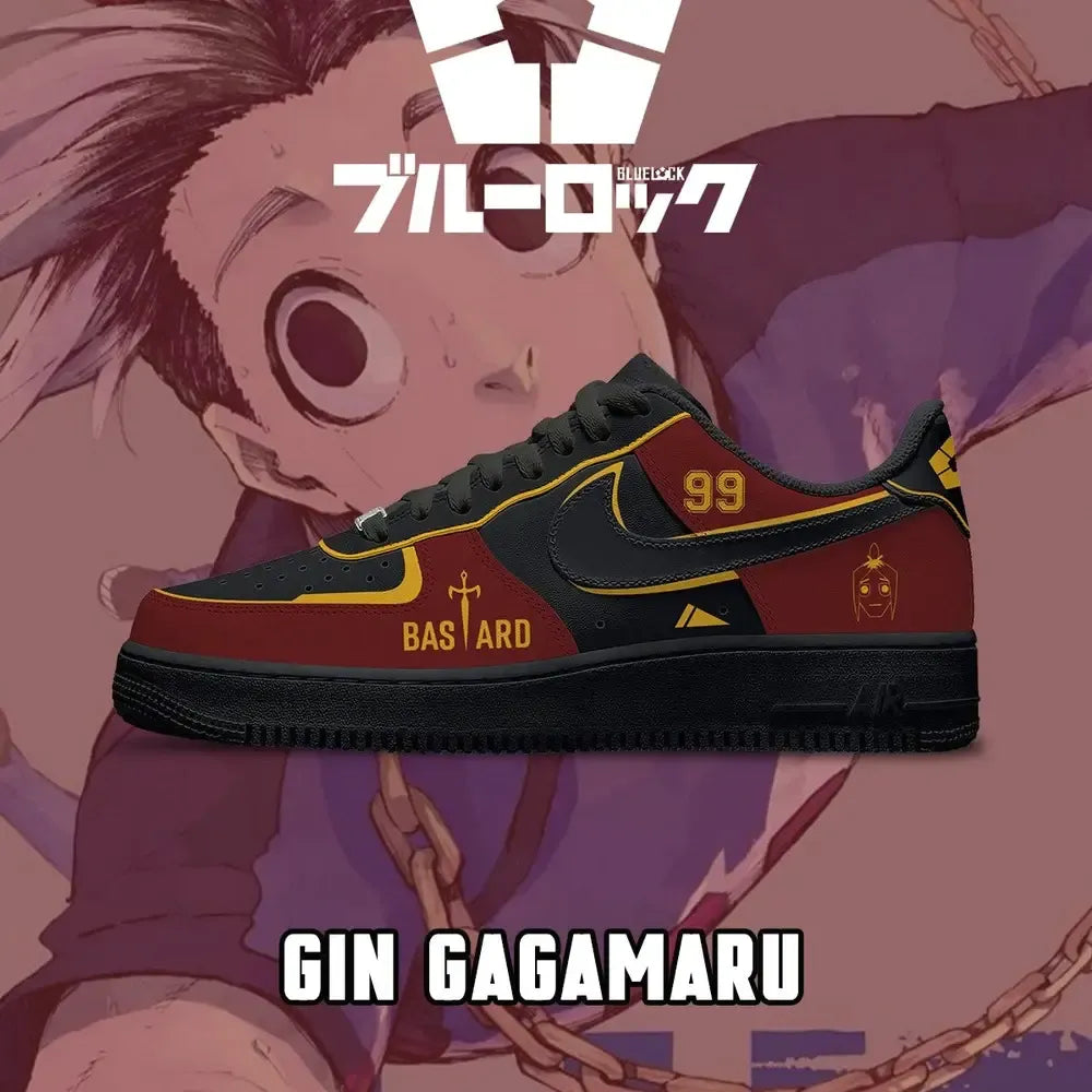 Gin Gagamaru V.2 Blue Lock Low Top Shoes