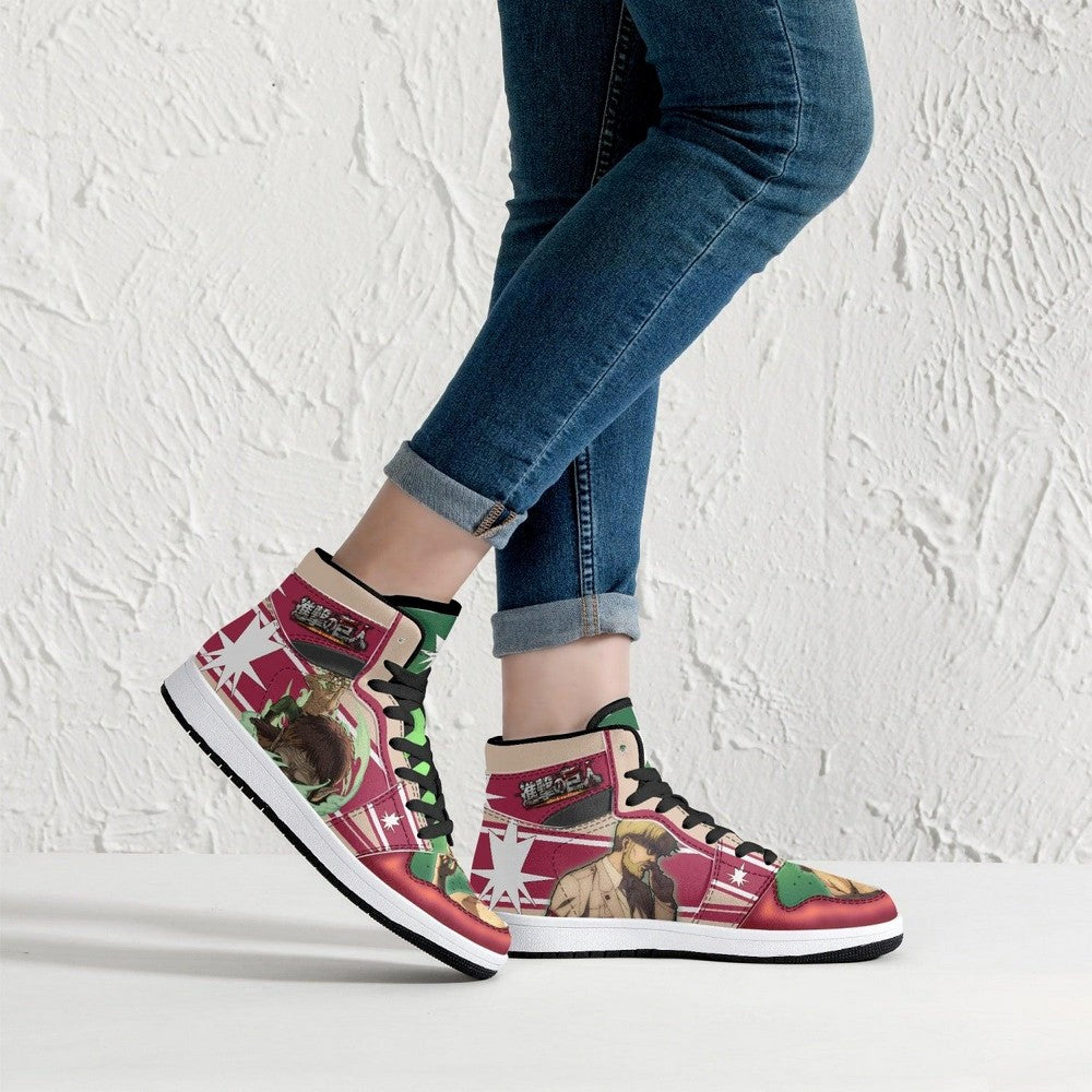 Zeke Yeager Shingeki no Kyojin JD1 High Top Shoes